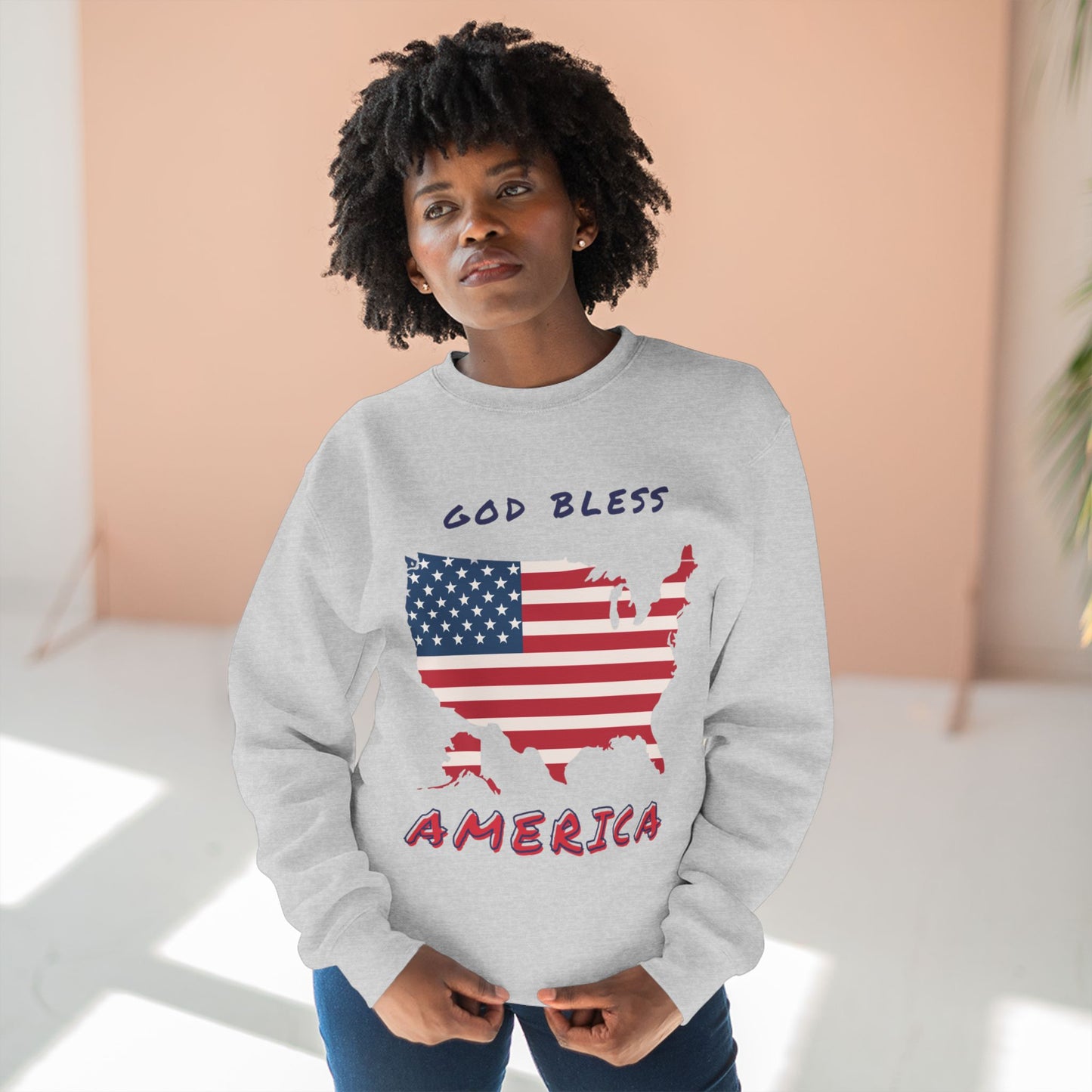 God Bless America Crewneck Sweatshirt
