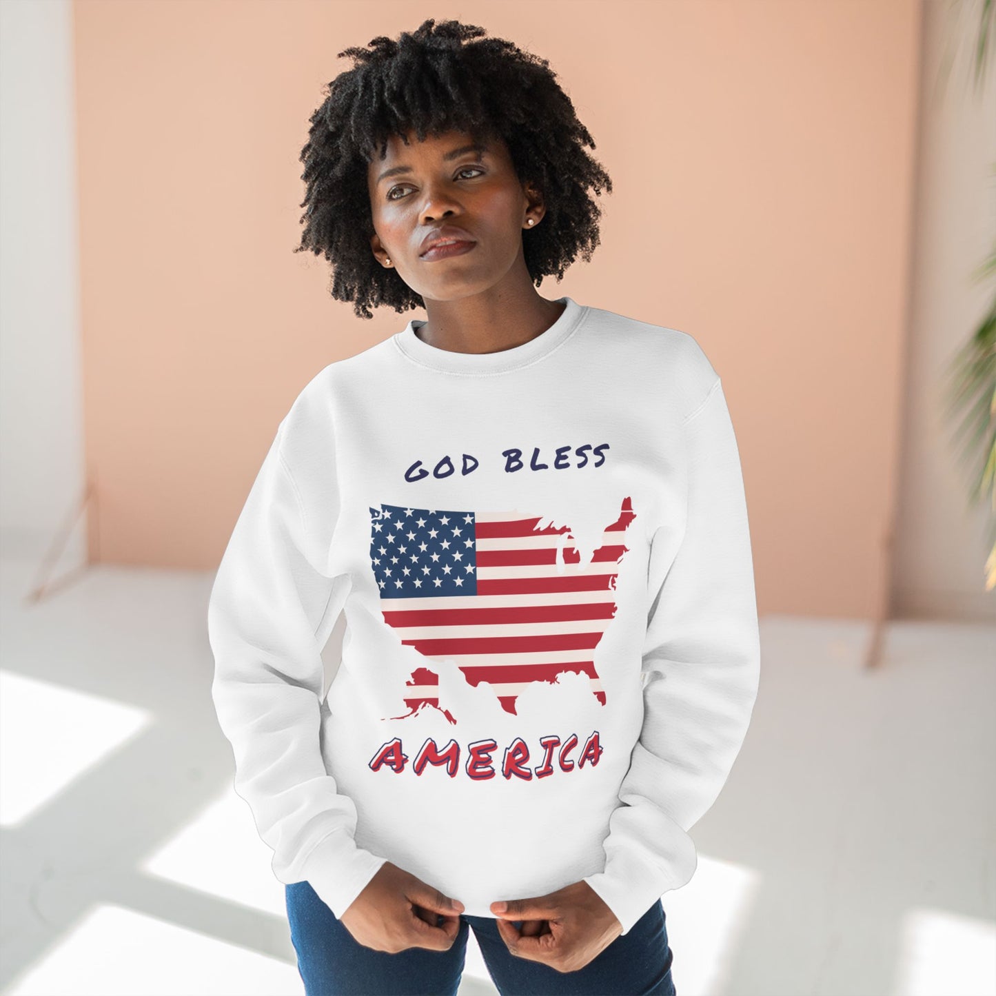 God Bless America Crewneck Sweatshirt