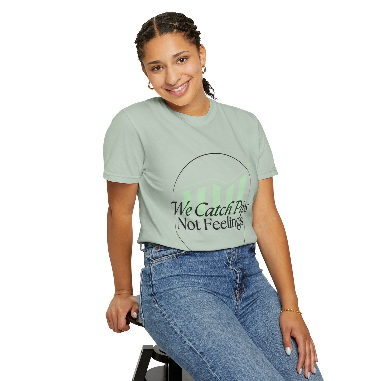 'We Catch Pips Not Feelings' Garment-Dyed T-shirt
