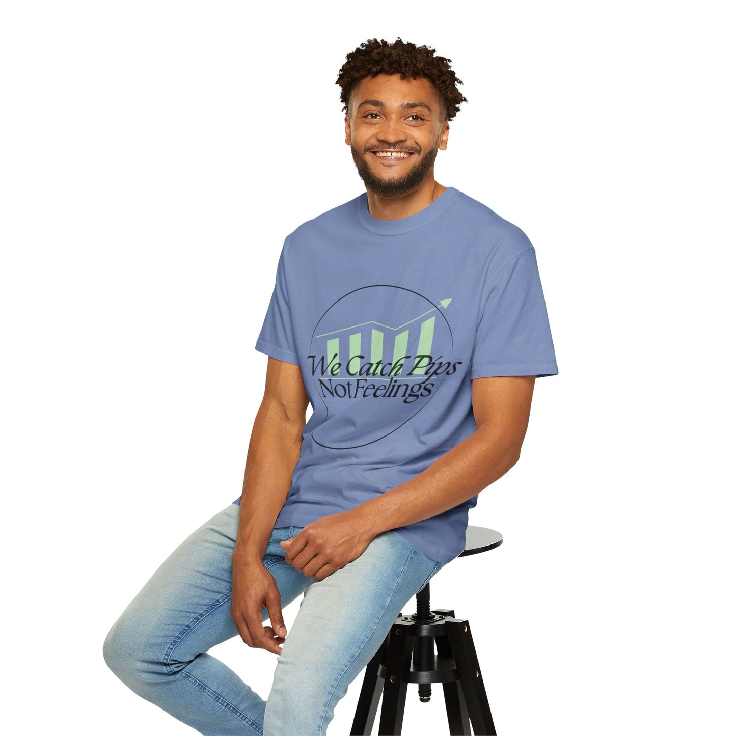 'We Catch Pips Not Feelings' Garment-Dyed T-shirt