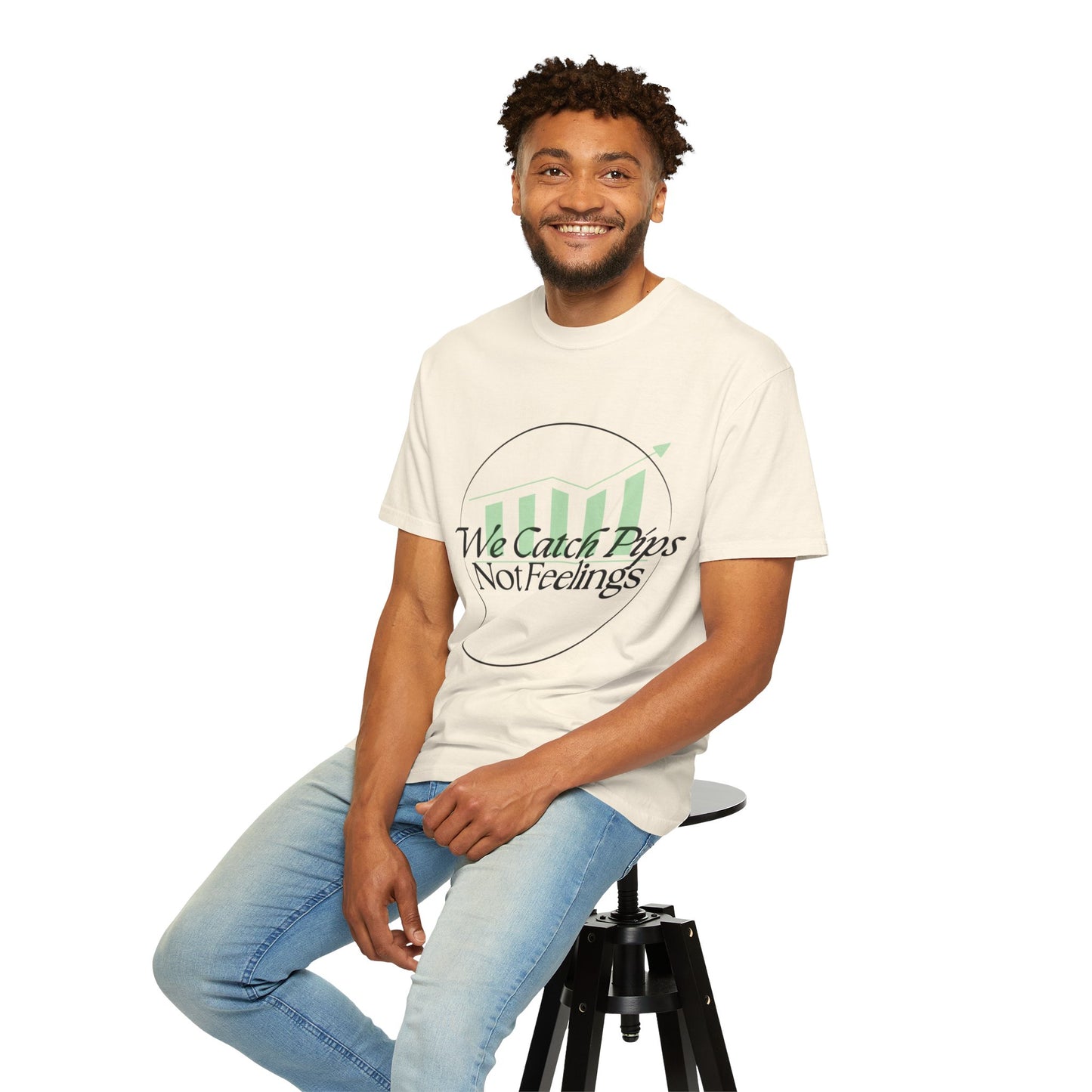 'We Catch Pips Not Feelings' Garment-Dyed T-shirt