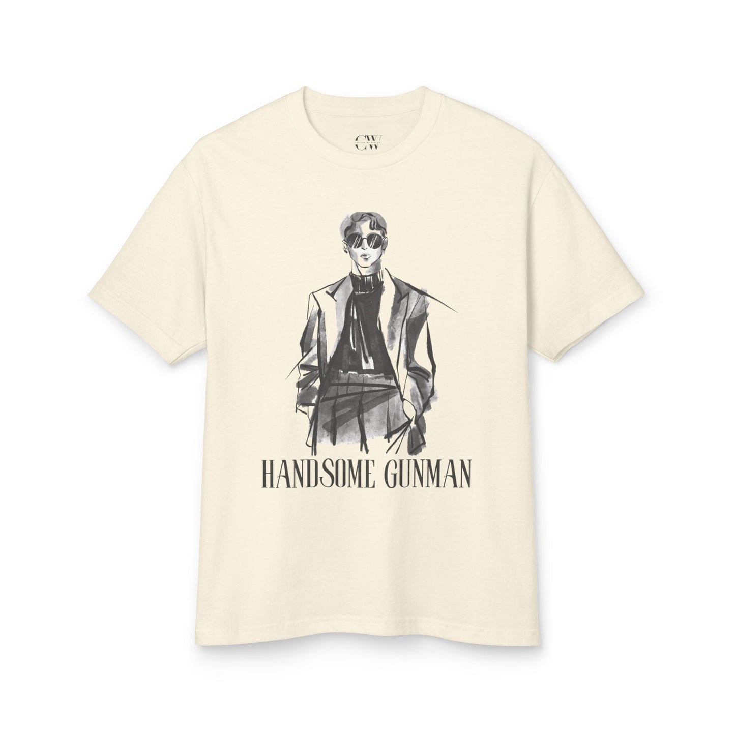 Handsome Gunman Graphic T-Shirt