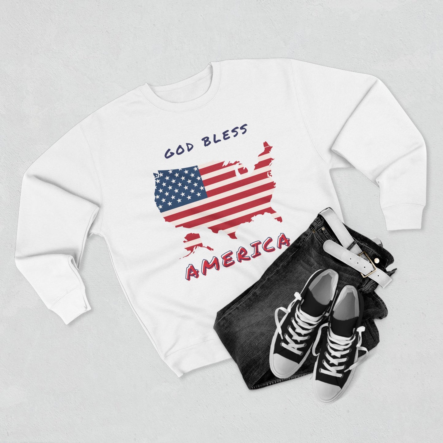 God Bless America Crewneck Sweatshirt