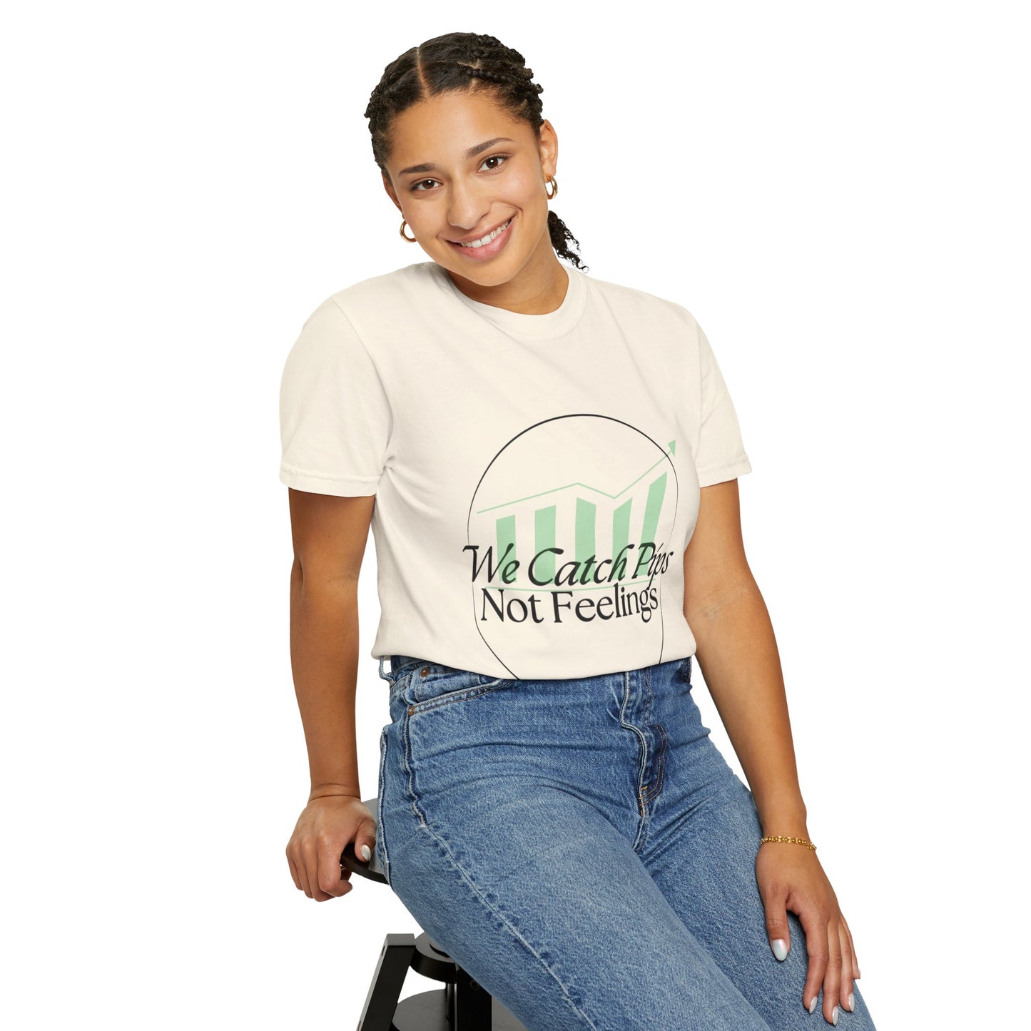 'We Catch Pips Not Feelings' Garment-Dyed T-shirt