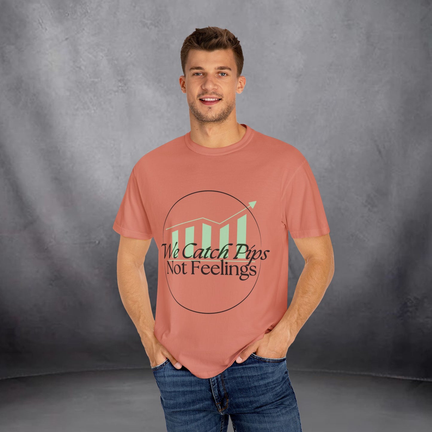 'We Catch Pips Not Feelings' Garment-Dyed T-shirt