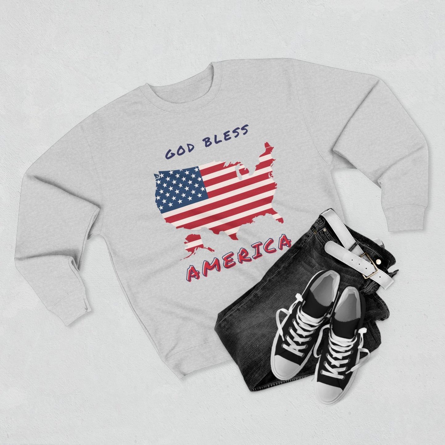 God Bless America Crewneck Sweatshirt