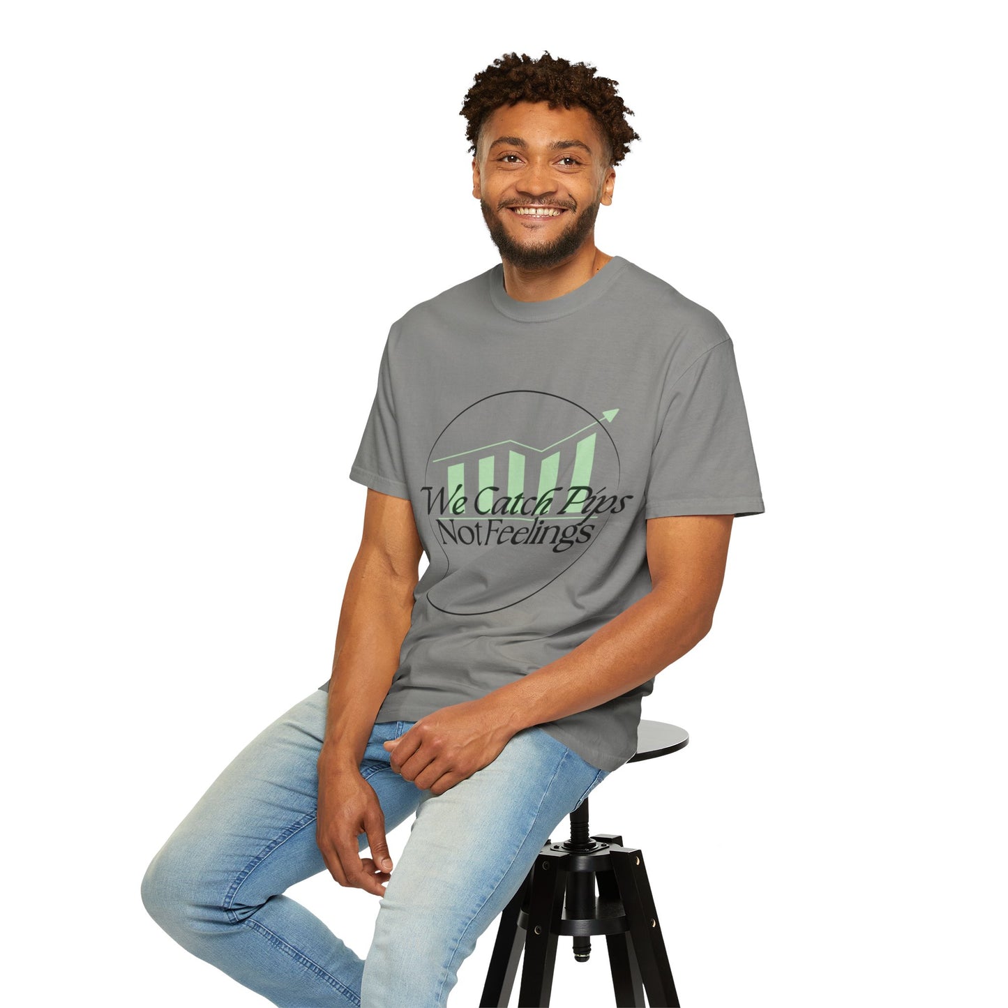 'We Catch Pips Not Feelings' Garment-Dyed T-shirt