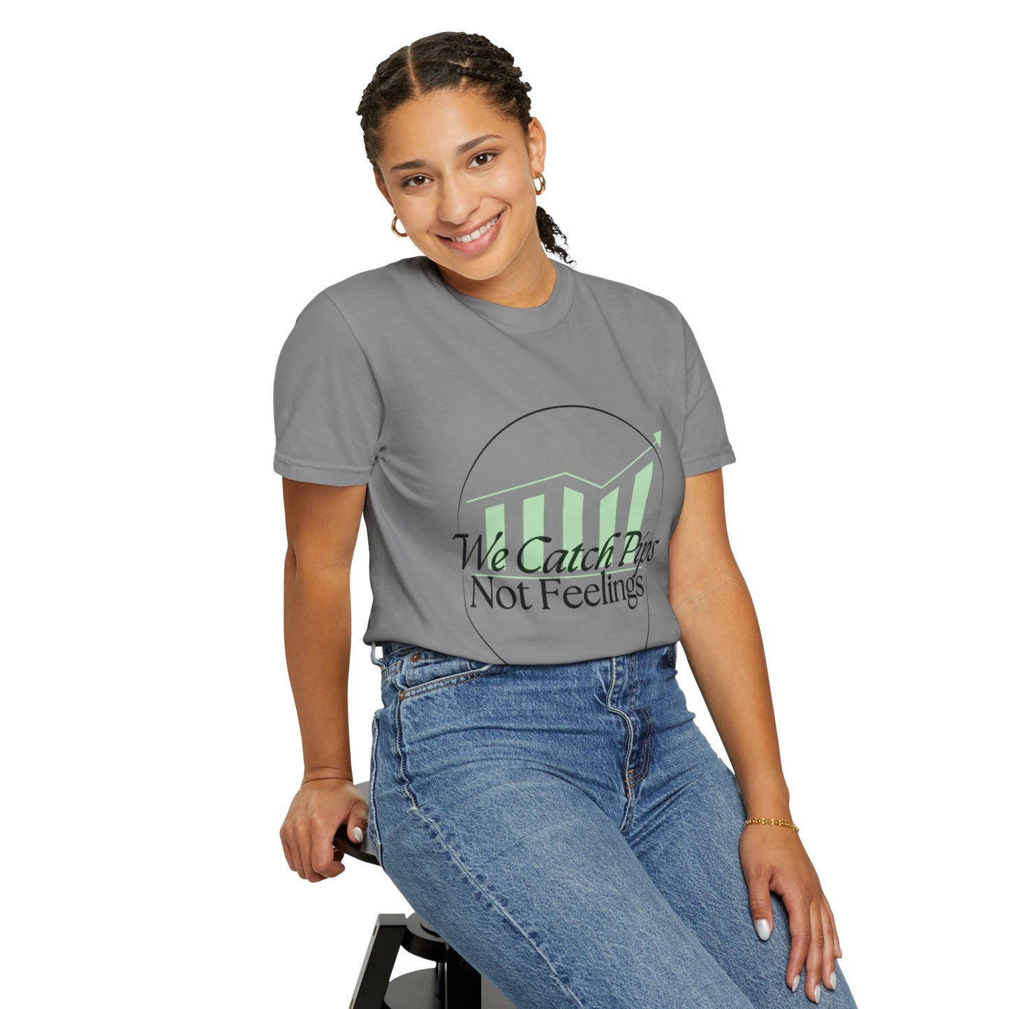 'We Catch Pips Not Feelings' Garment-Dyed T-shirt