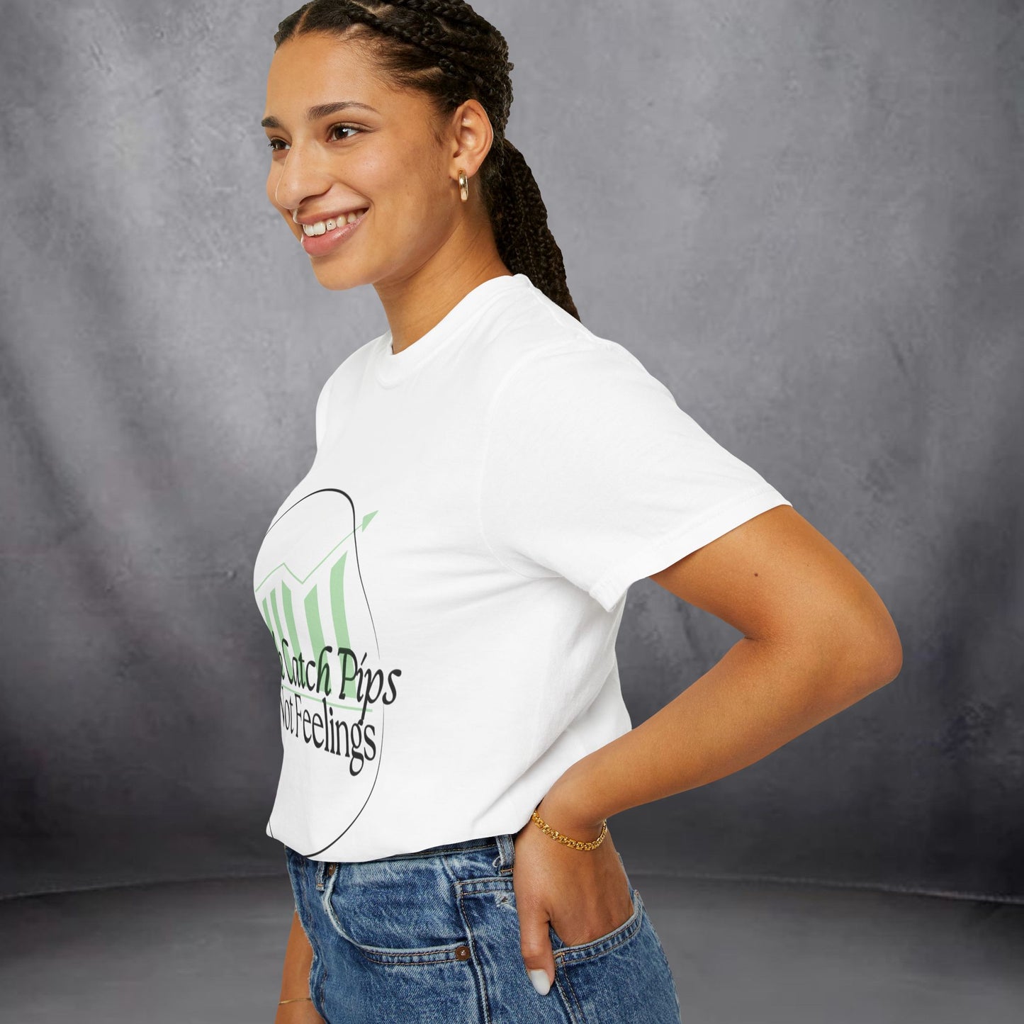 'We Catch Pips Not Feelings' Garment-Dyed T-shirt