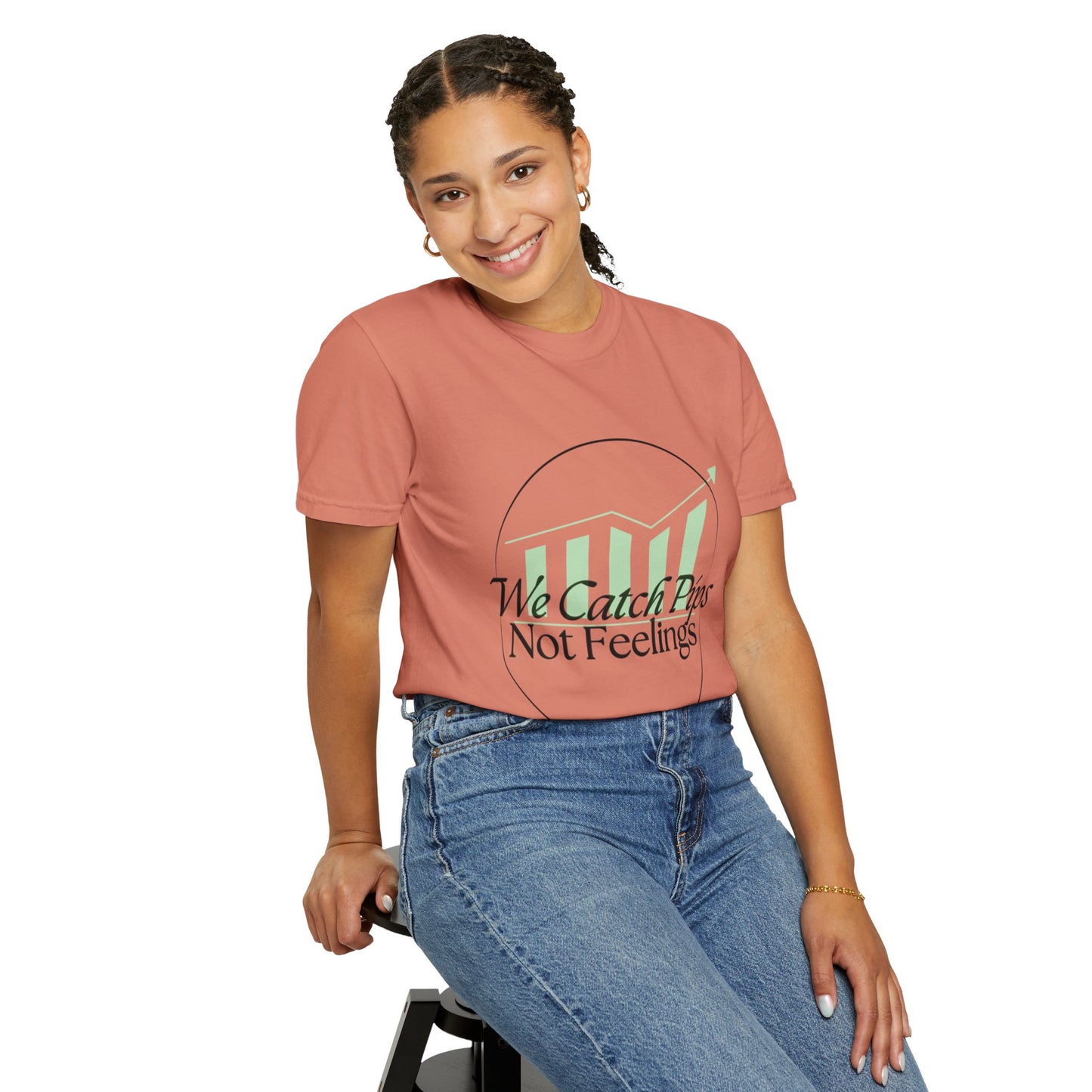 'We Catch Pips Not Feelings' Garment-Dyed T-shirt