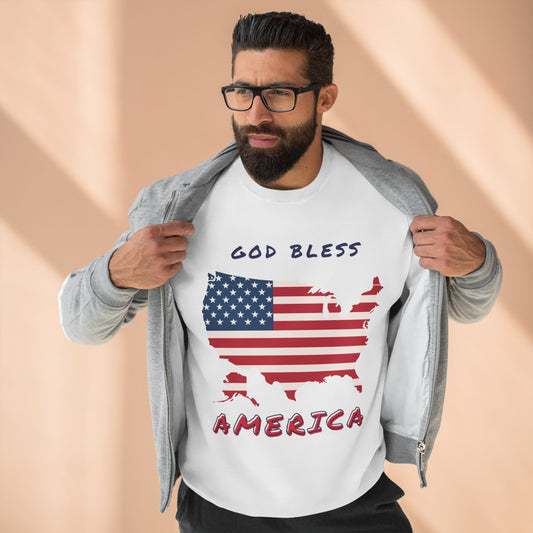 God Bless America Crewneck Sweatshirt