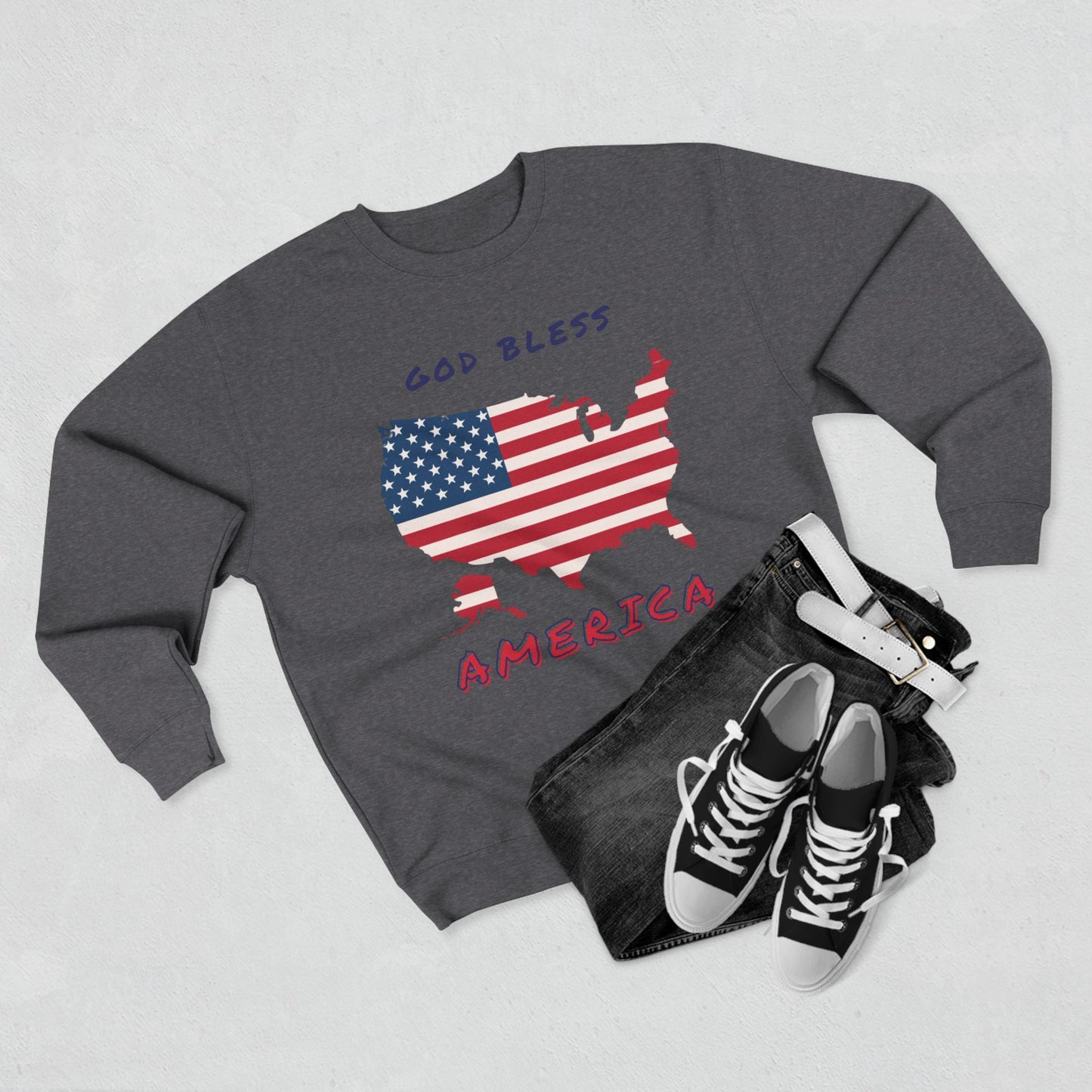 God Bless America Crewneck Sweatshirt